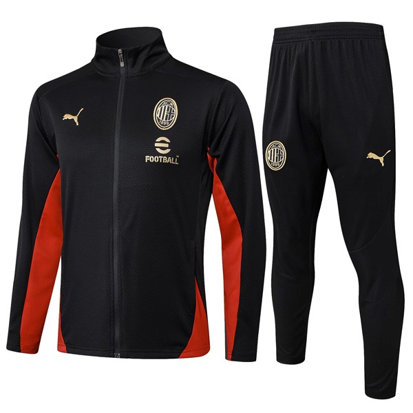 Chandal AC Milan 2025-26 Negro Rojo